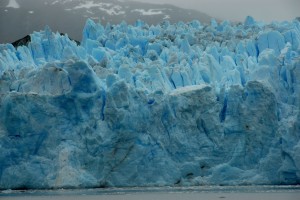 the extraordinary colours of glacial ice