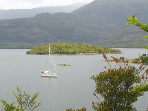 Puerto Eden anchorage