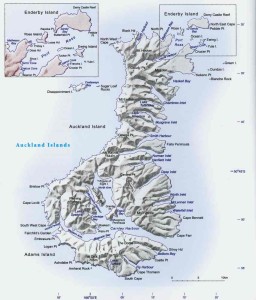 Auckland Islands Map